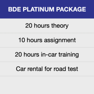 platinum package for road test ottawa